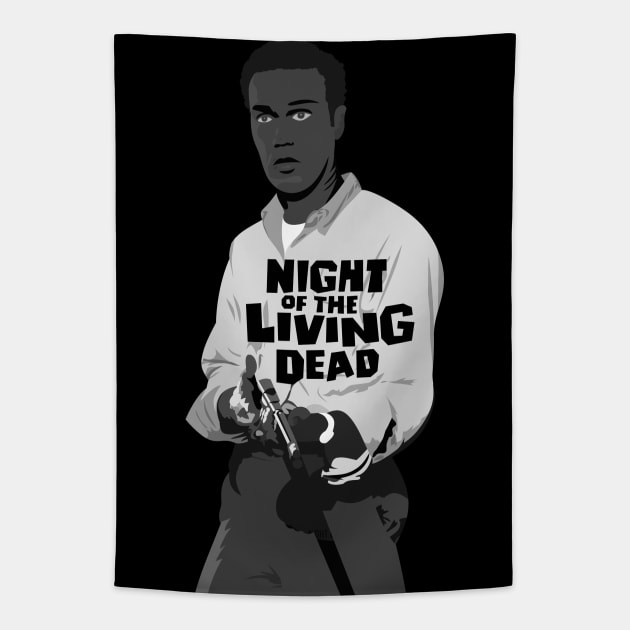 Night of the Living Dead (1968) Tapestry by MonoMagic