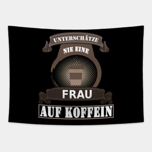 Frau Power Girlspower Frauentag Muttertag Tapestry