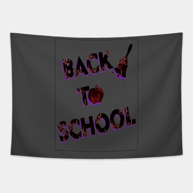 Welcome BAck To Shool Tapestry by titogfx