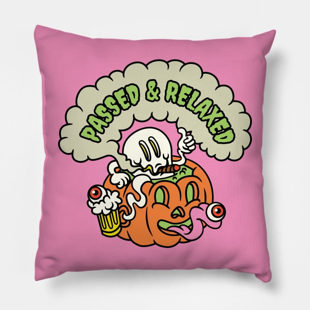 Passed & Relaxed Pillow by The Isian