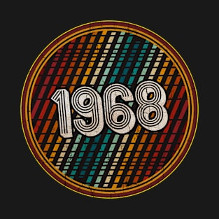 1968 - Circle Vintage Colorful T-Shirt