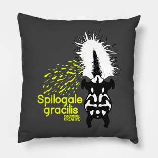 Western spotted skunk Pillow