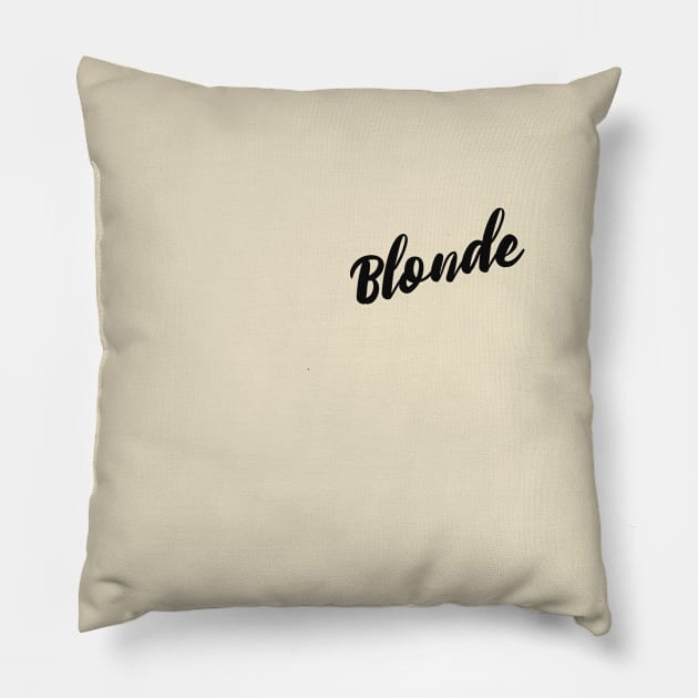 Blonde Pillow by alexagagov@gmail.com