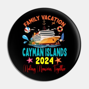 Family Vacation Cayman Islands 2024 Family Matching Group Summer Pin