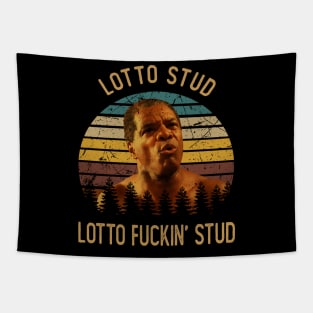 Retro Art Lotto Stud Friday Movie Tapestry