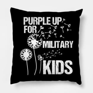 Purple Up for Military Kids - Month of the Military Child Pillow