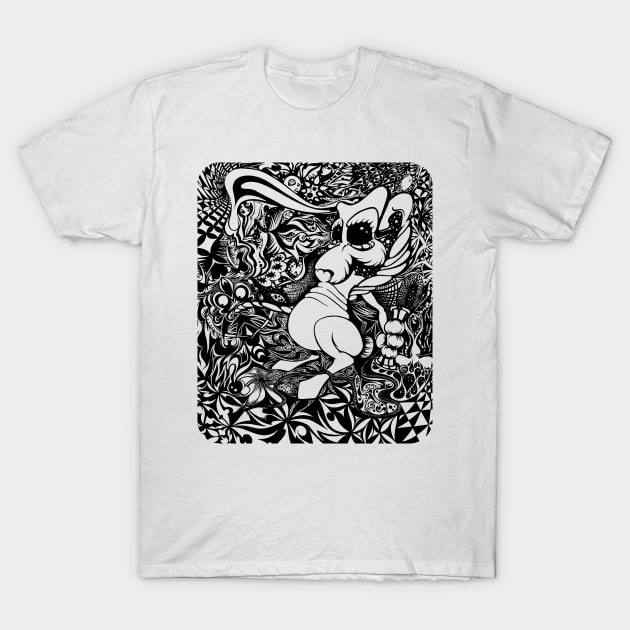 bondage bunny - Trippy - T-Shirt | TeePublic