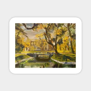 Landscape painting "Time of change" Magnet