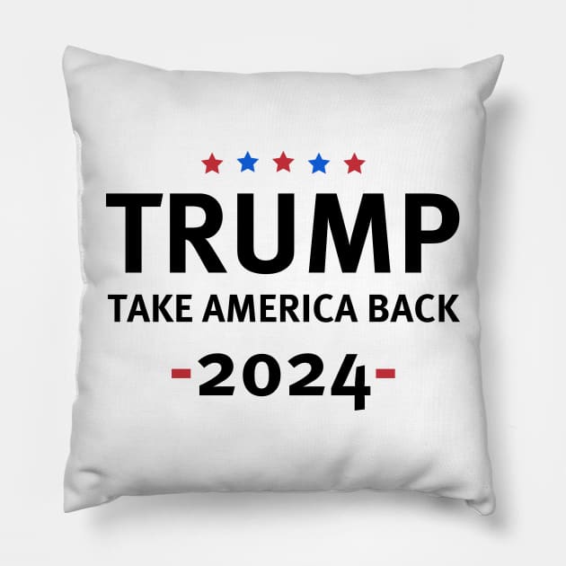 Trump 2024 Pillow by Xtian Dela ✅