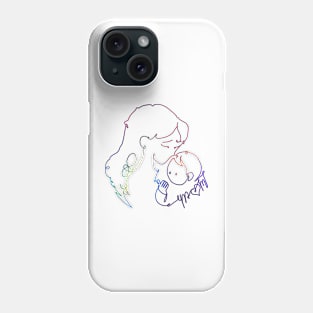 rainbow mom Phone Case