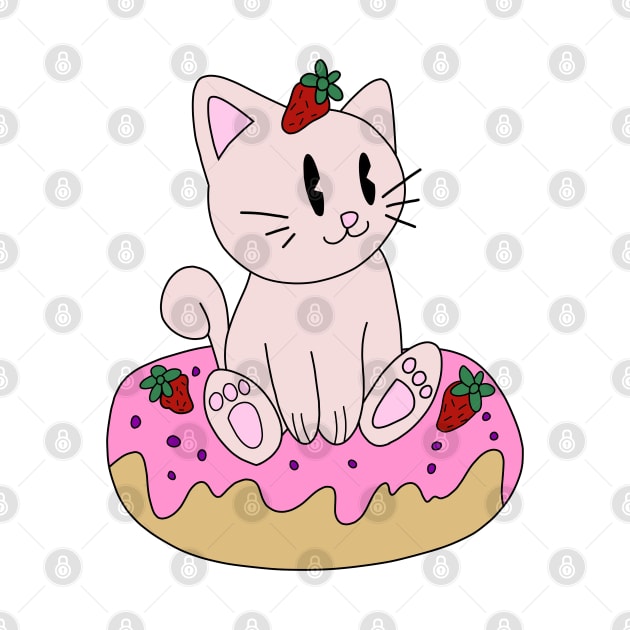 Cat Strawberry Dessert by pako-valor