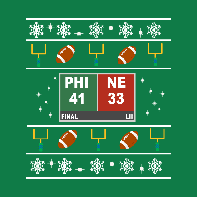 Final Score Ugly Sweater by Philly Drinkers