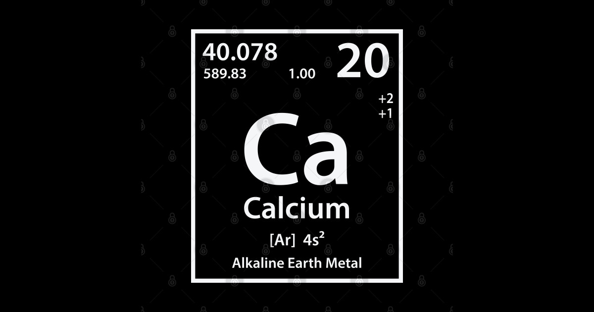 Calcium Element Calcium Sticker TeePublic