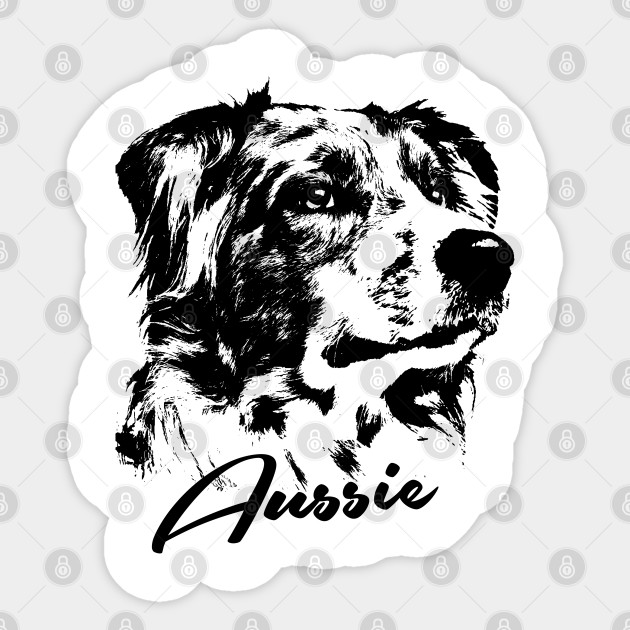 Australian Shepherd Aussie Australian Shepherd Sticker Teepublic