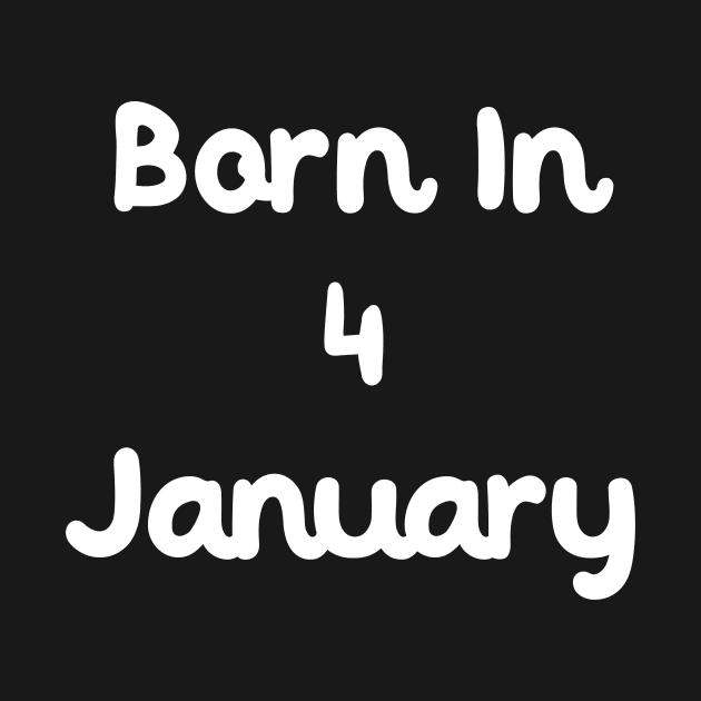 Born In 4 January by Fandie