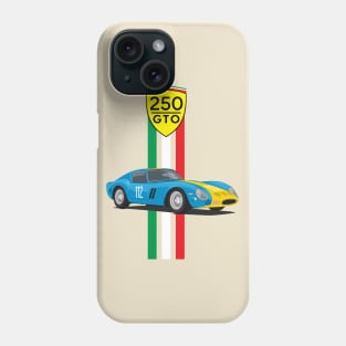 supercar 250 gto racing blue yellow Phone Case