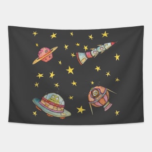 Spaceships! Tapestry