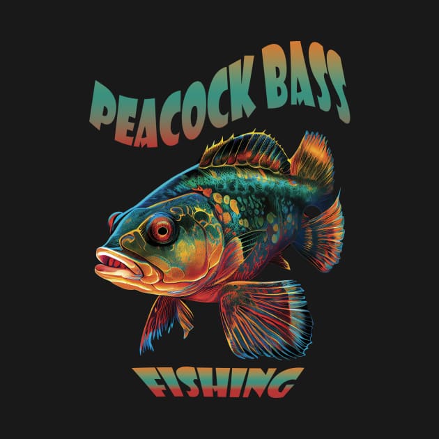 Peacock bass fishing by GreenMary Design