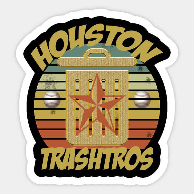 Houston Trashtros asterisks cheated in 2017 baseball shirt