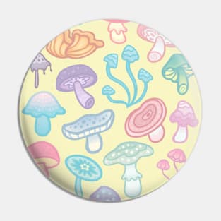 Pastel Mushrooms 1 Pin