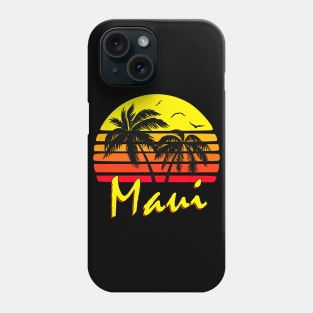 Maui Retro Sunset Phone Case