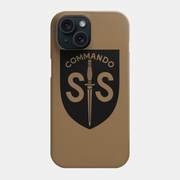 WW2 British Army No2 Commando SAS Badge Phone Case by GRIM GENT