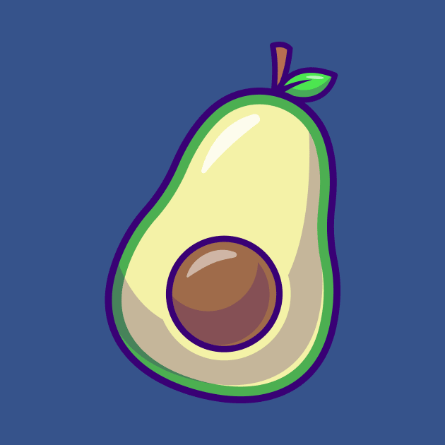 Avocado Fruit Cartoon by Catalyst Labs