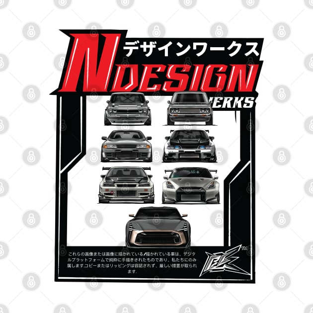 evolution of the nissan gtr by naquash