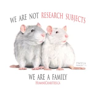 Ratties: Not test subjects! T-Shirt