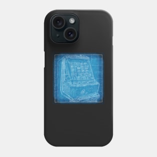 Jukebox Blueprint Phone Case