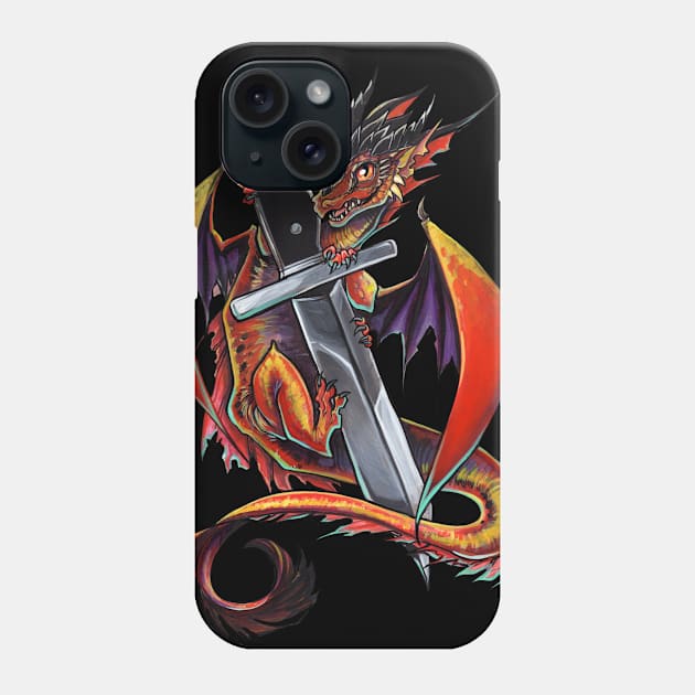 Forge dragon Phone Case by BiancaRomanStumpff