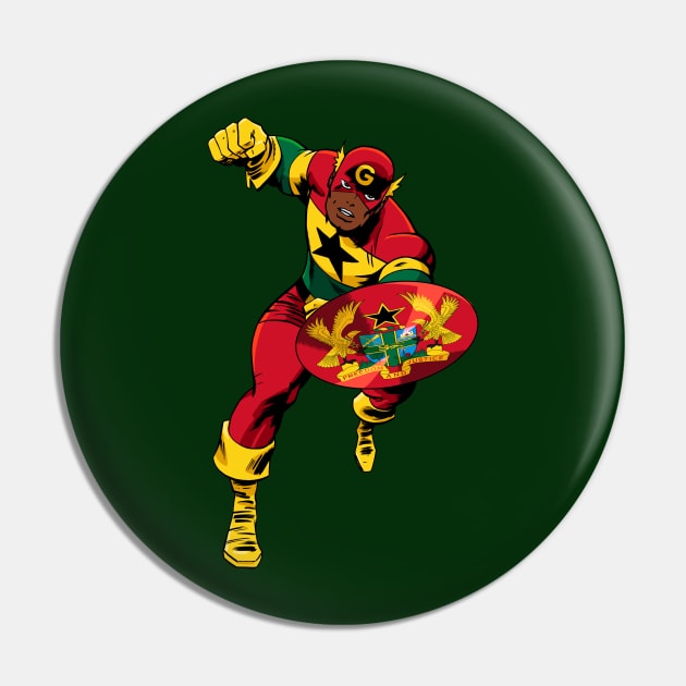 Captain Ghana Pin by ThirteenthFloor