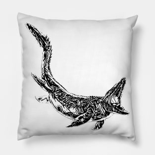 Mosasaurus Pillow