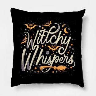 "Witchy Whispers" design Pillow