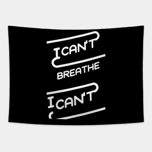 black lives matter, i cant breathe shirt, george floyd, i can't breathe, justice for floyd, civil rights,justice for george, black history Tapestry