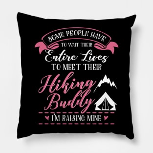 Hiking Mom and Baby Matching T-shirts Gift Pillow