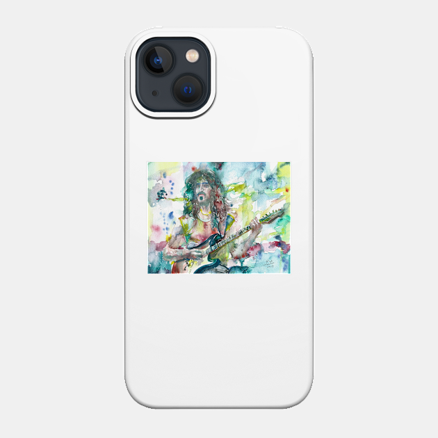 FRANK ZAPPA watercolor portrait .7 - Frank Zappa - Phone Case