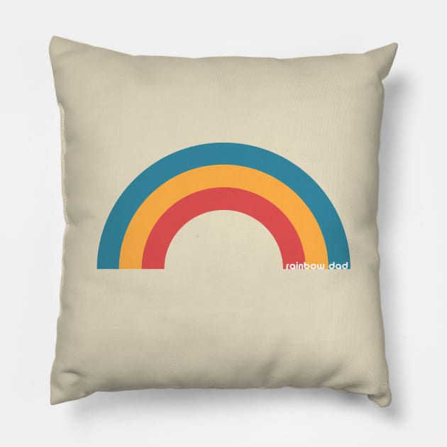 Rainbow Dad Pillow by The Birth Hour