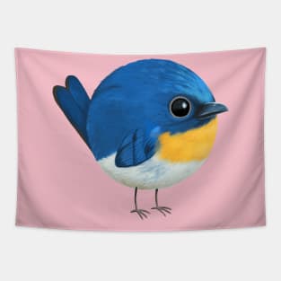 Blue flycatcher bird Tapestry