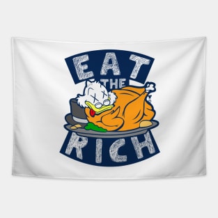 EAT THE RICH DUCK sticker by TaizTeez Tapestry