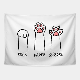 Rock Paper Scissors K9 Tapestry