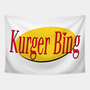 Kurger Bing Seinfeld Logo Tapestry