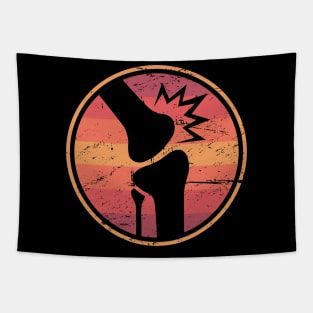 Retro Joint Replacement Knee Surgery Graphic Tapestry