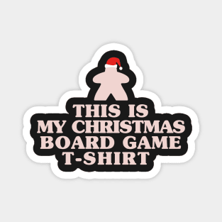 This is My Christmas Board Game T-shirt - Board Games Design - Gaming Art Magnet