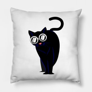 Black Cat Pillow