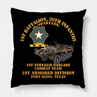 1st Bn 36th Infantry -  1st Stryker Bde Cbt Tm - 1st AR Div - Ft Bliss Pillow