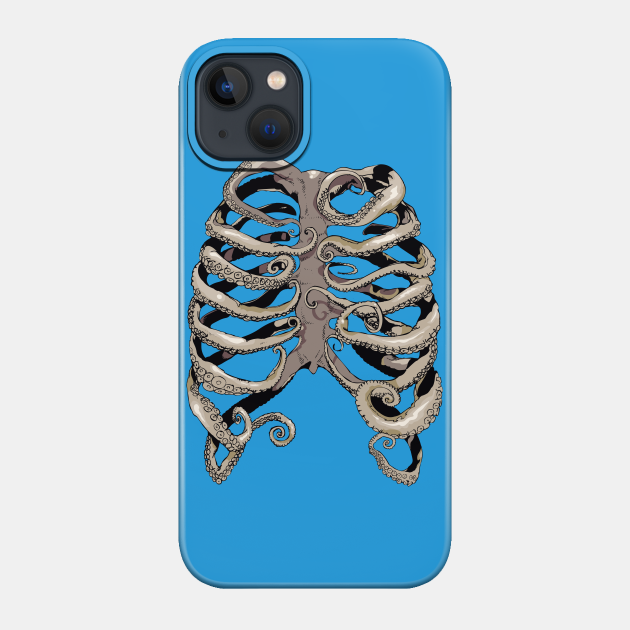 Your Rib Is an Octopus - Skeleton - Phone Case