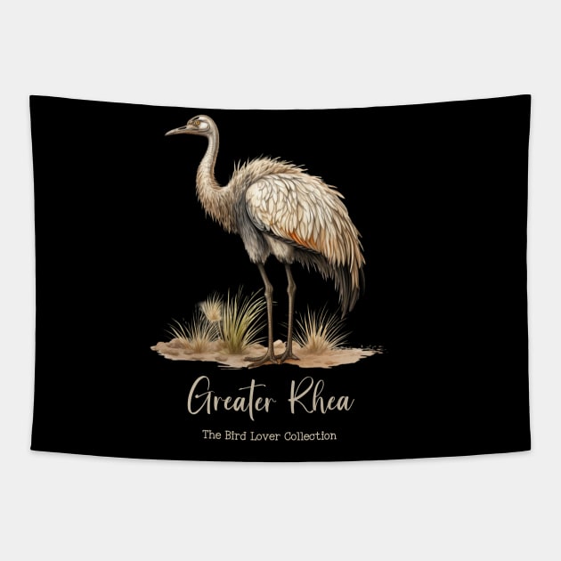 Greater Rhea - The Bird Lover Collection Tapestry by goodoldvintage