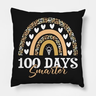 100 Days Smarter Rainbow Pillow