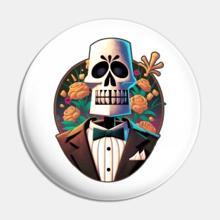 Manny Calavera Pin